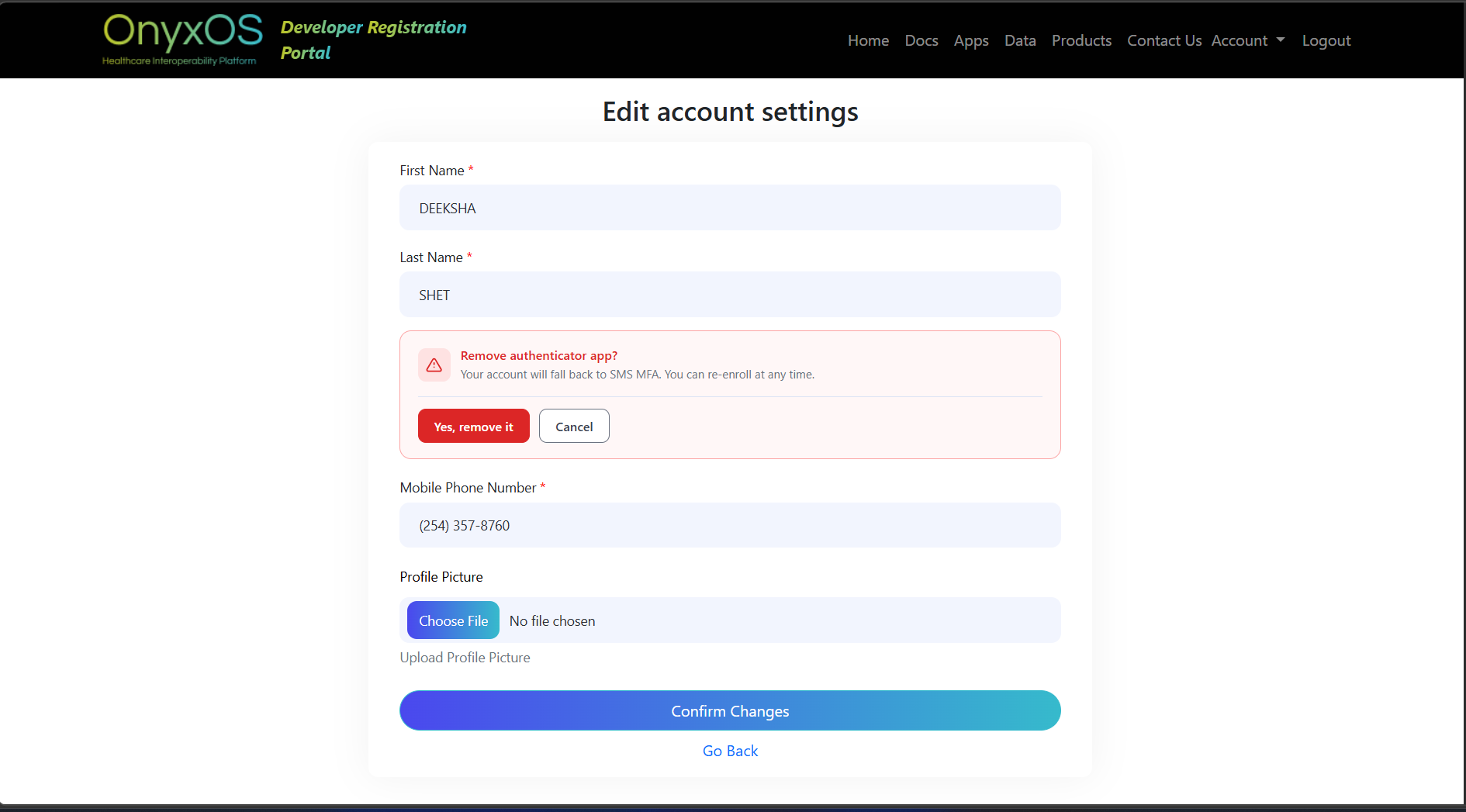 Remove confirmation prompt